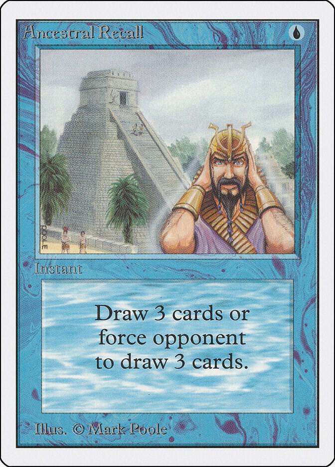 Ancestral Recall card image