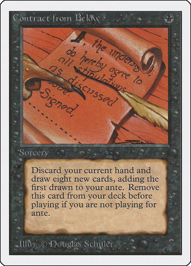 Contract from Below card image