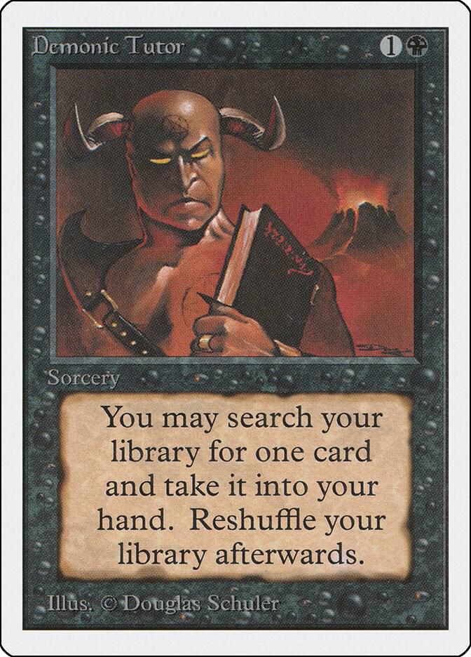 Demonic Tutor card image