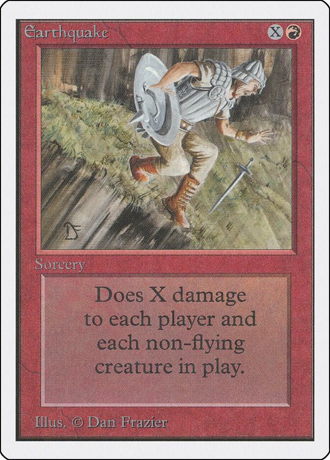 Earthquake card image