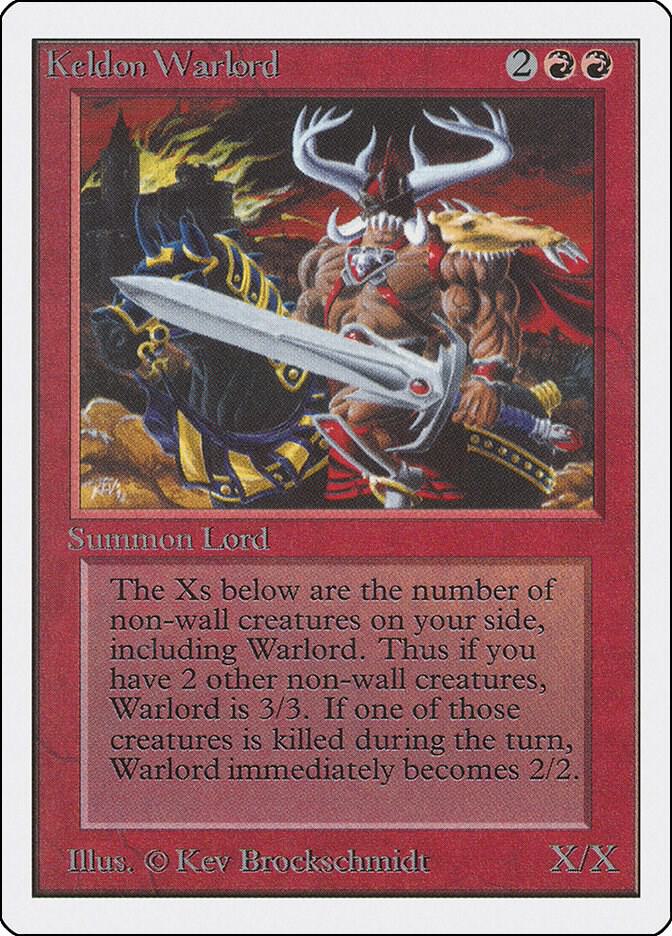Keldon Warlord card image