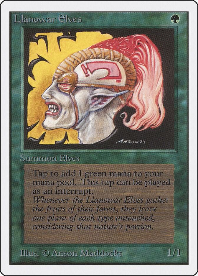 Llanowar Elves card image