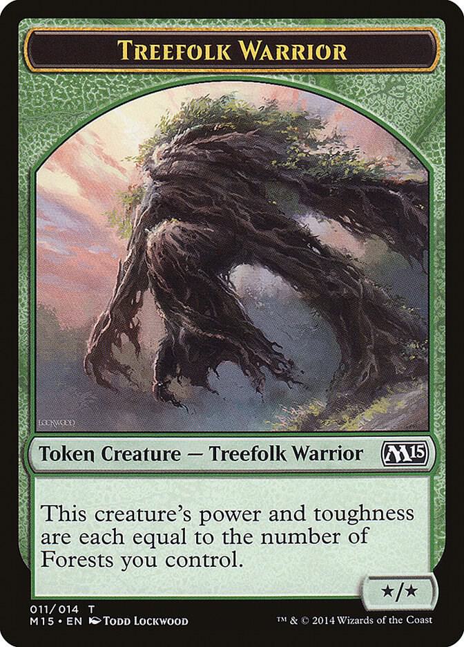 Treefolk Warrior Token card image