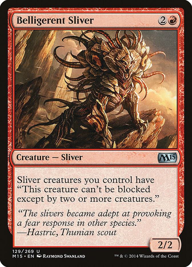 Belligerent Sliver card image