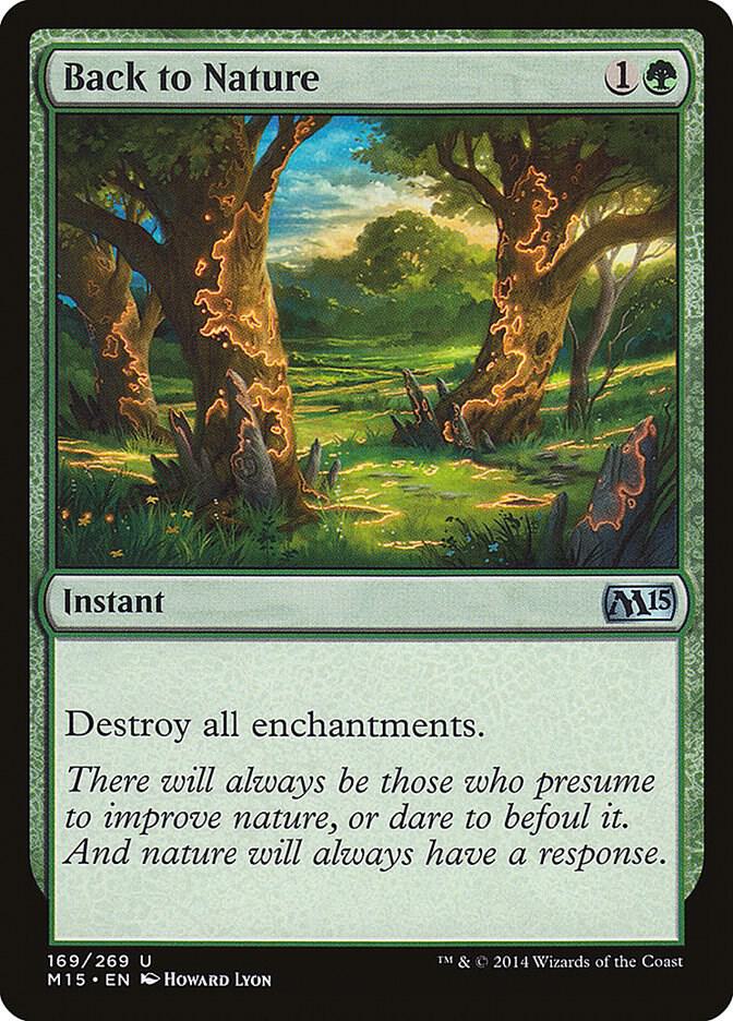 Back to Nature card image