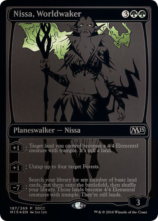 Nissa, Worldwaker (SDCC 2014 Exclusive) card image