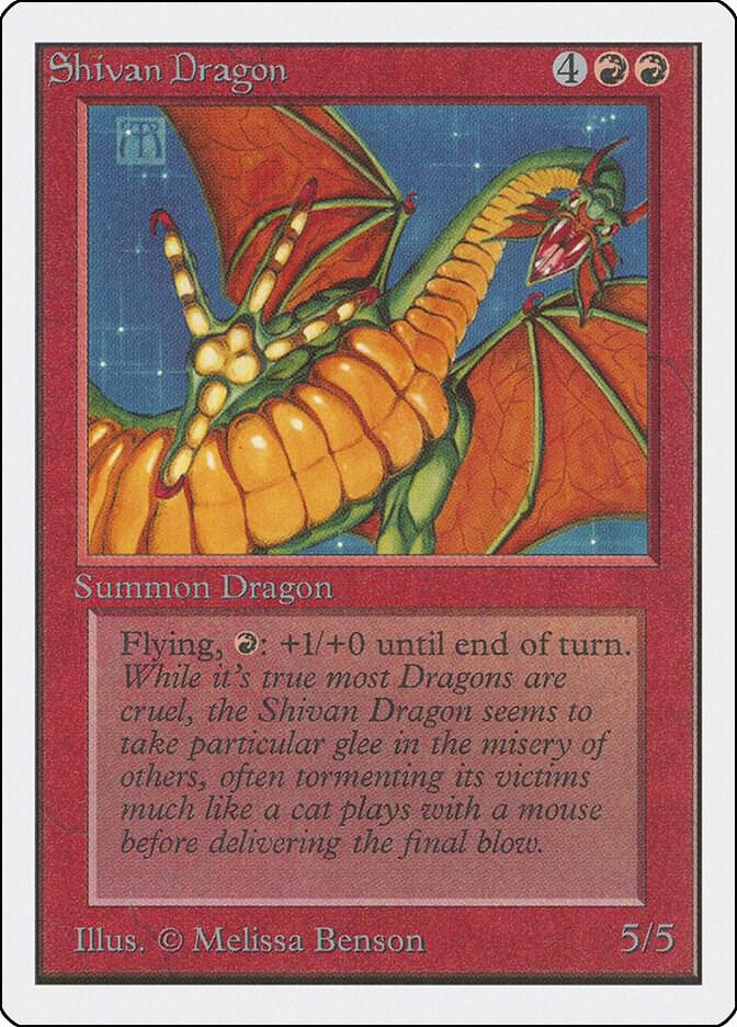 Shivan Dragon card image