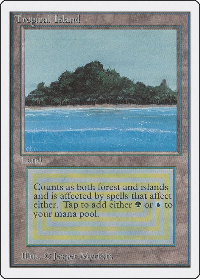Tropical Island card image