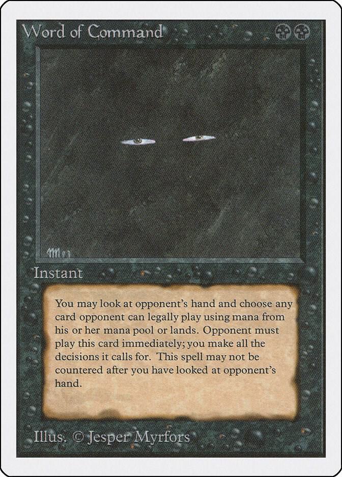 Word of Command card image