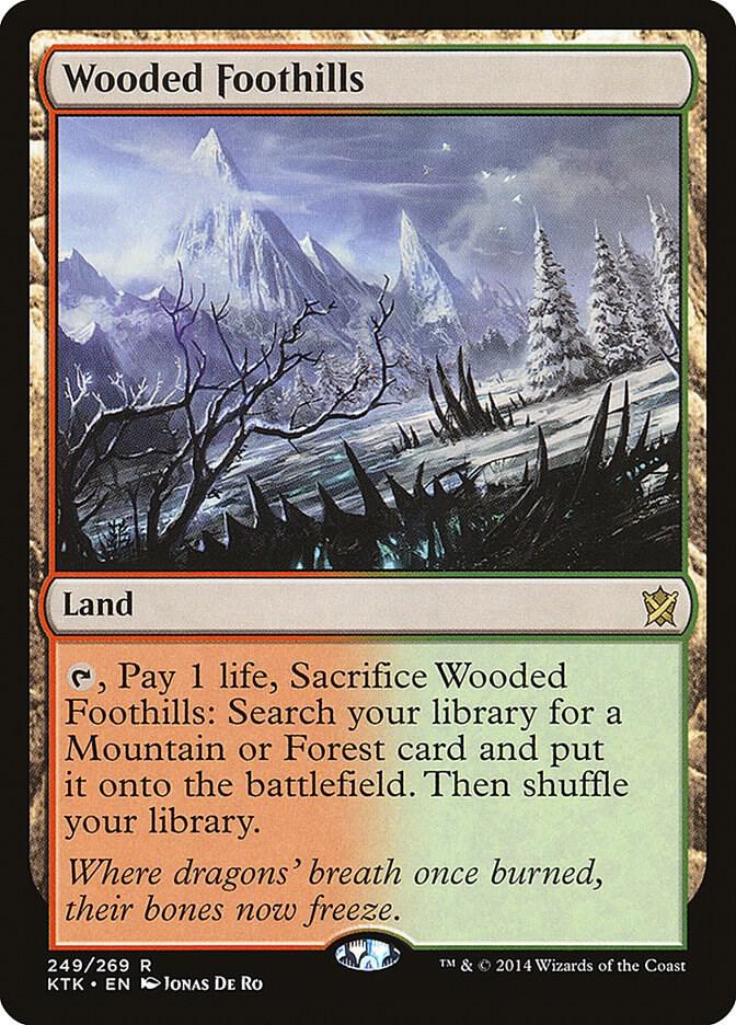 Wooded Foothills card image