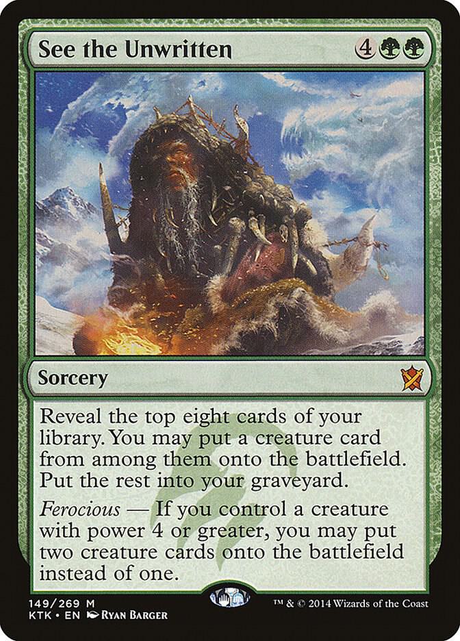 See the Unwritten card image