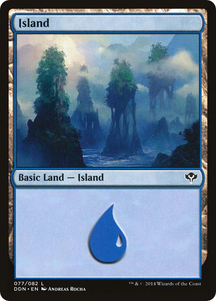 Island (077) card image