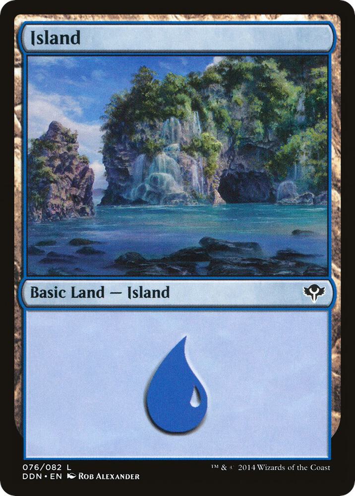 Island (076) card image