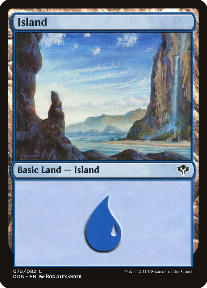 Island (075) card image