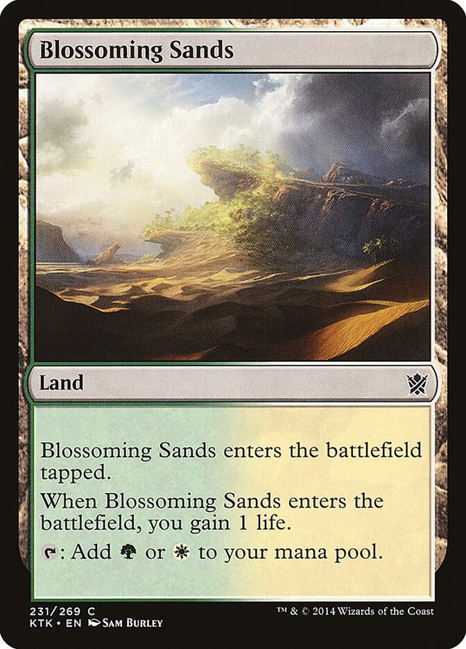 Blossoming Sands card image