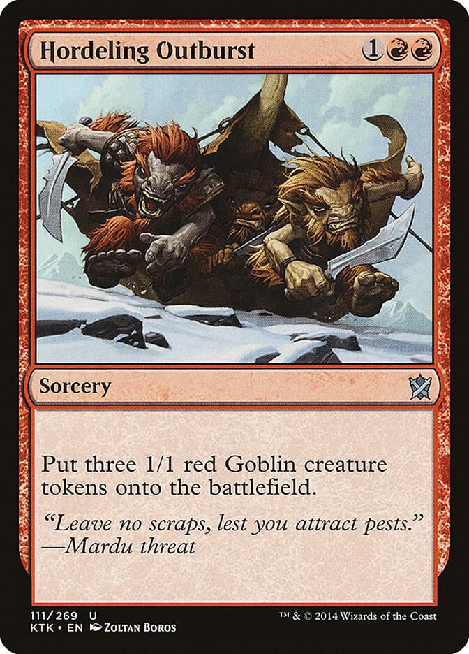 Hordeling Outburst card image