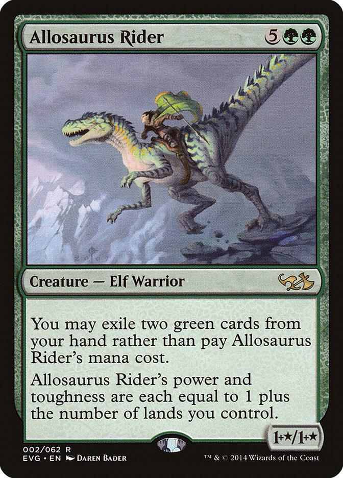 Allosaurus Rider card image