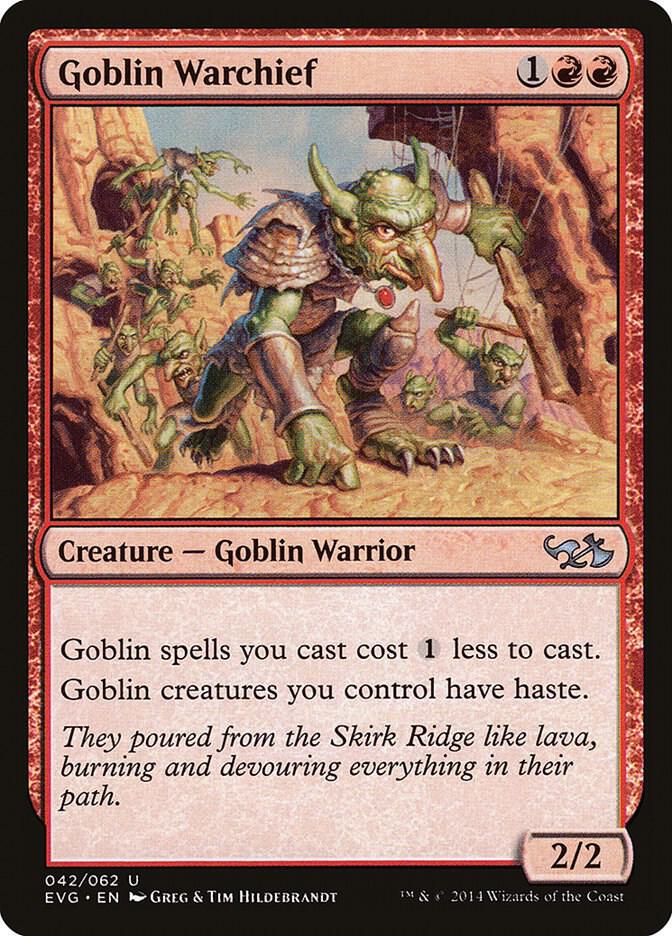 Goblin Warchief card image