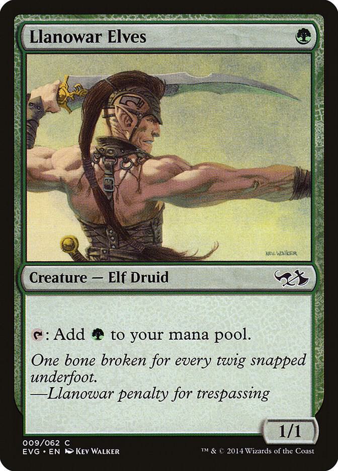 Llanowar Elves card image