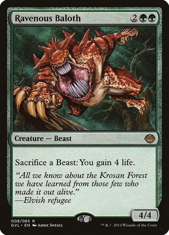 Ravenous Baloth card image