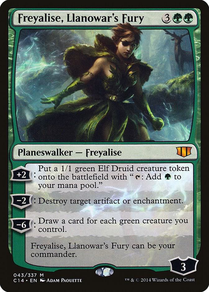 Freyalise, Llanowar's Fury card image