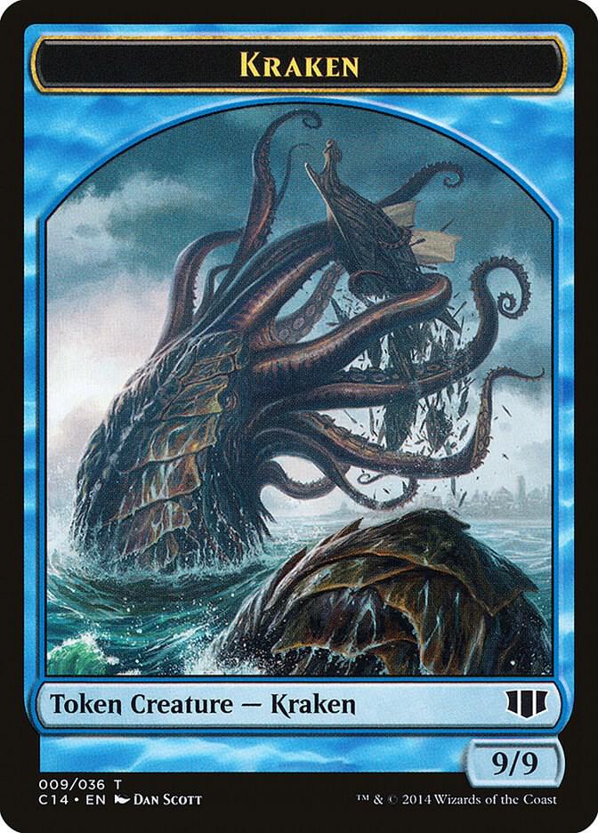 Kraken // Zombie (011) Double-Sided Token card image