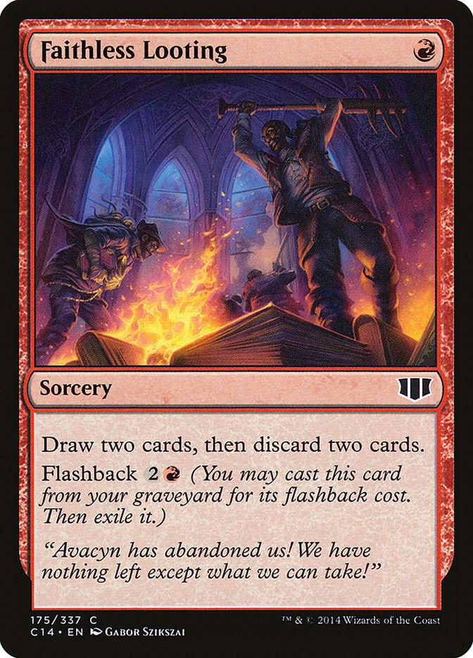 Faithless Looting card image