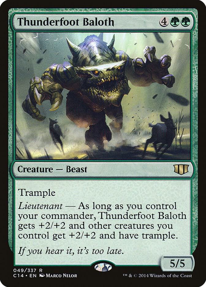 Thunderfoot Baloth card image
