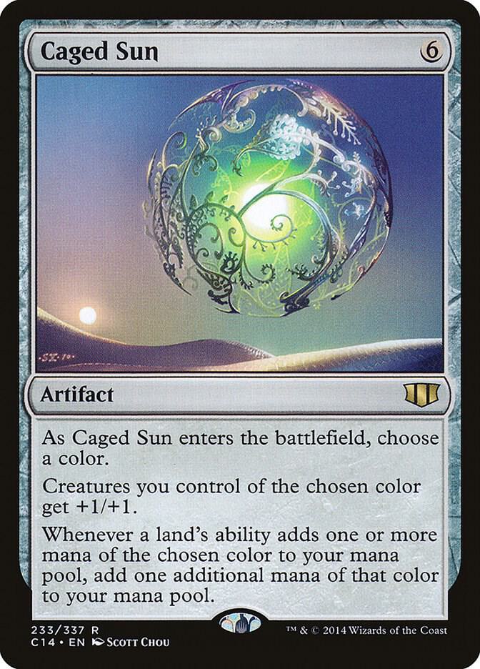 Caged Sun card image