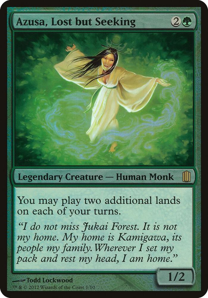 Azusa, Lost but Seeking (Commander's Arsenal) card image