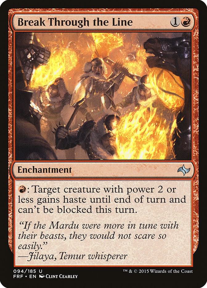 Break Through the Line card image