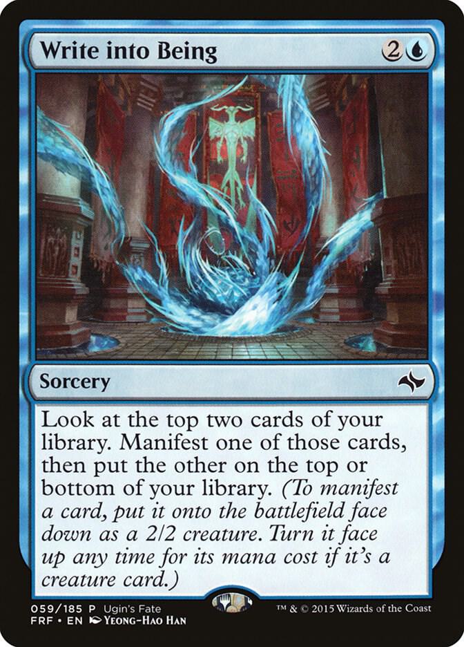 Write into Being card image
