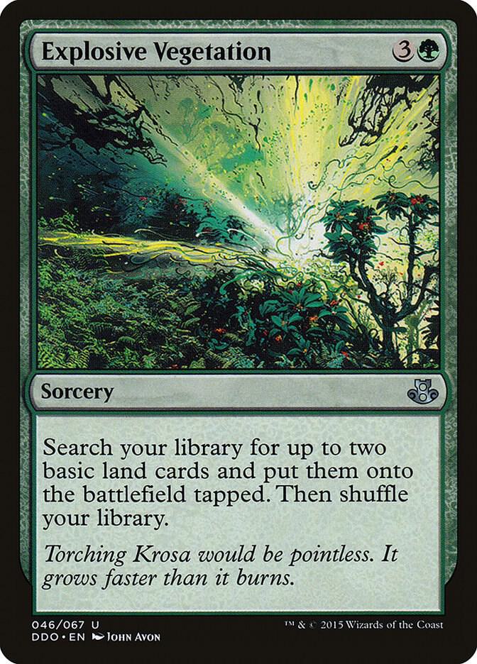 Explosive Vegetation card image