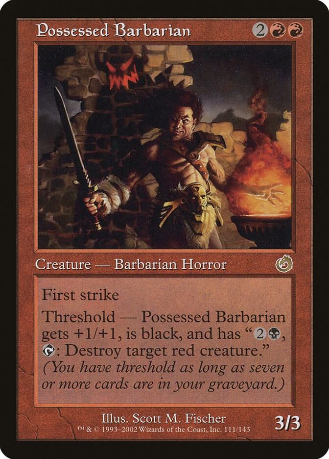 Possessed Barbarian card image