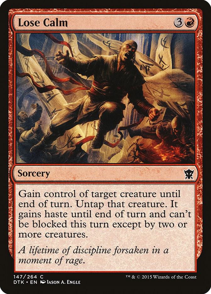 Lose Calm card image