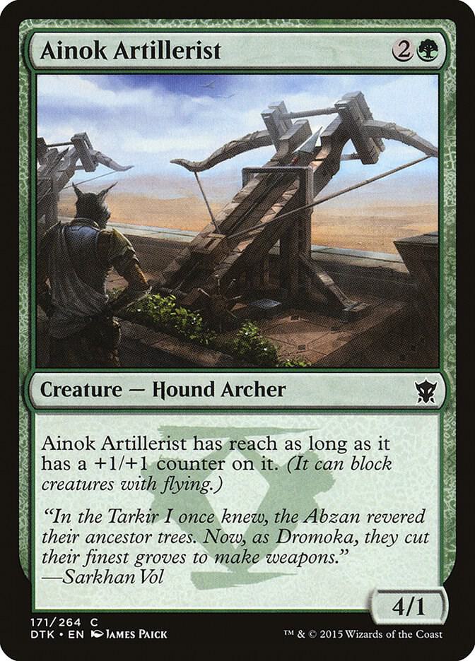 Ainok Artillerist card image