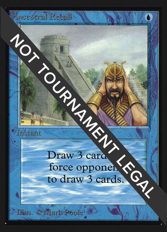 Ancestral Recall (IE) card image