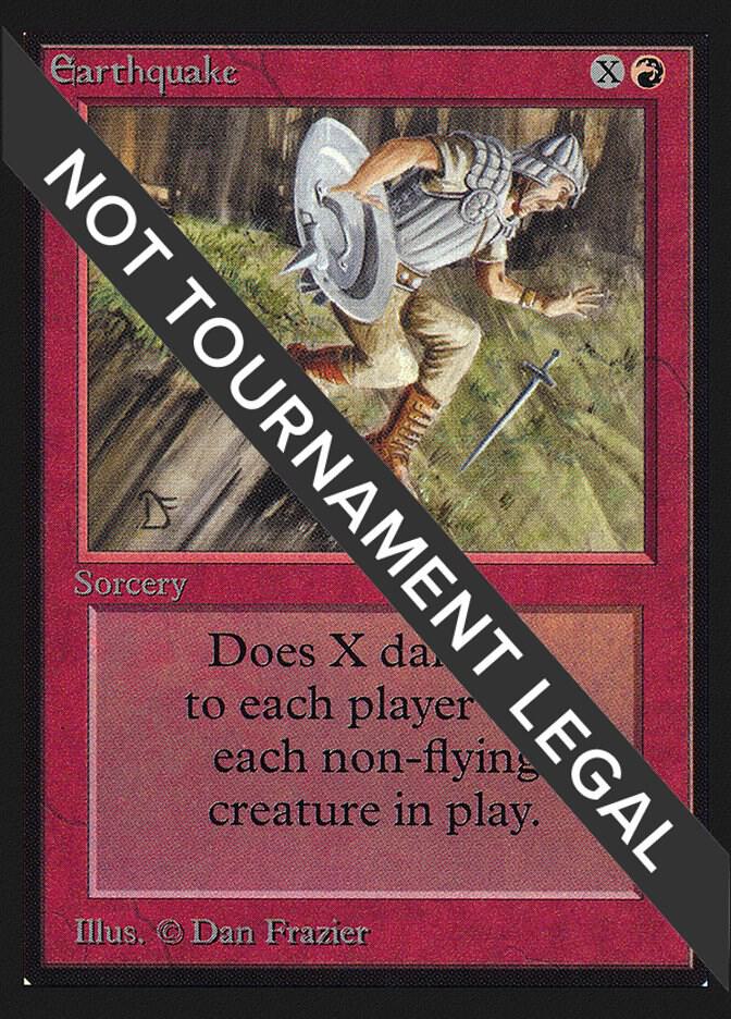 Earthquake (IE) card image