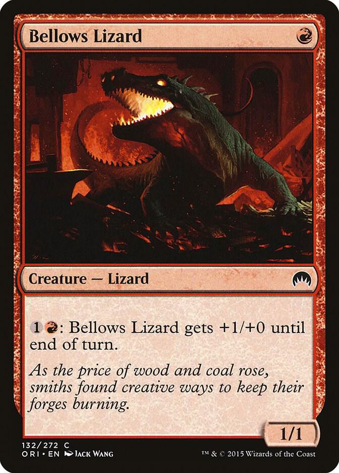 Bellows Lizard card image