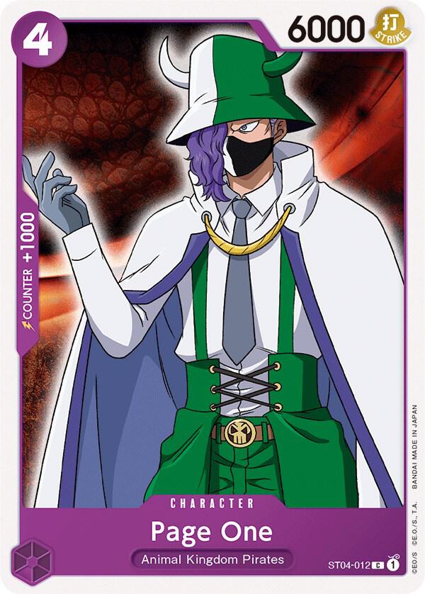 Page One card image