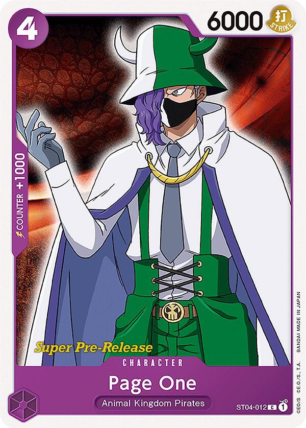 Page One card image
