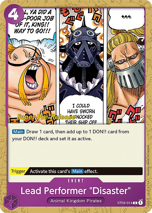 Lead Performer "Disaster" card image