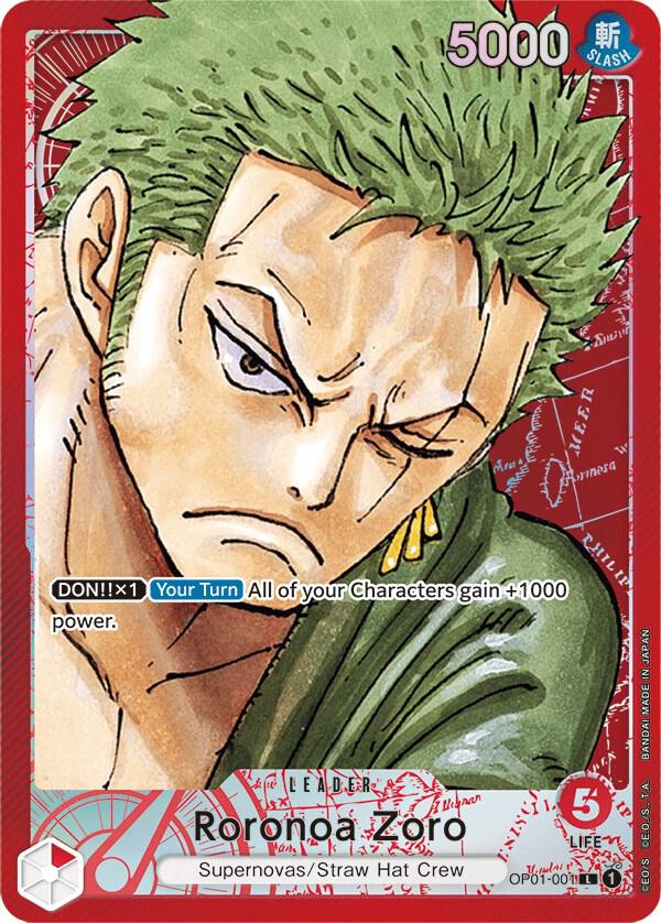 Roronoa Zoro (001) (Parallel) card image