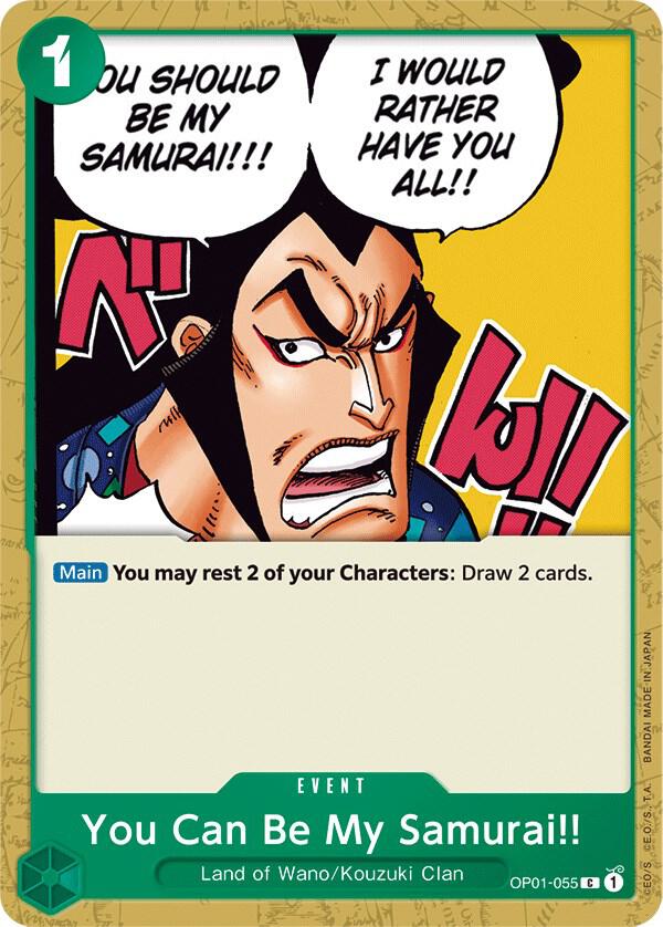 You Can Be My Samurai!! card image
