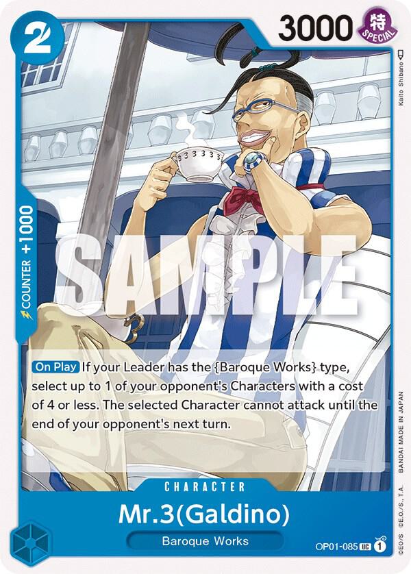 Mr.3 (Galdino) card image