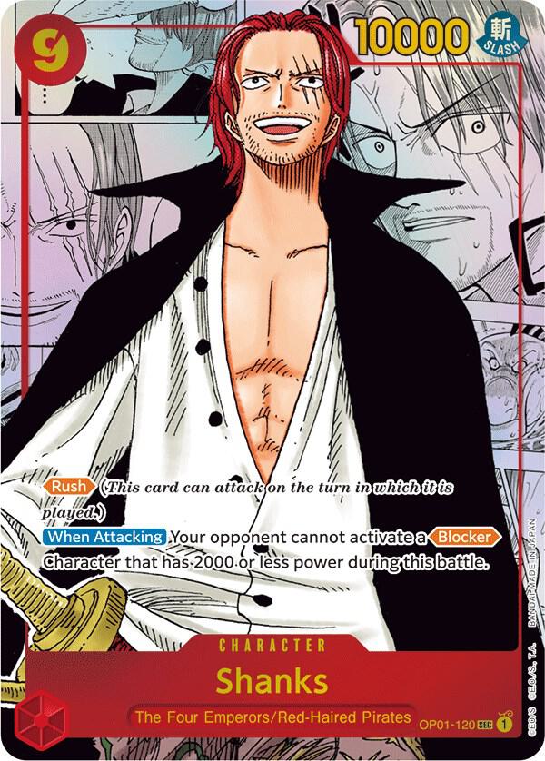 Shanks (Parallel) (Manga) (Alternate Art) card image