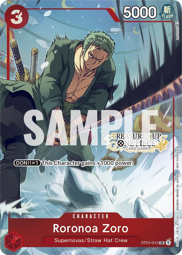 Roronoa Zoro - ST01-013 (Treasure Cup) card image