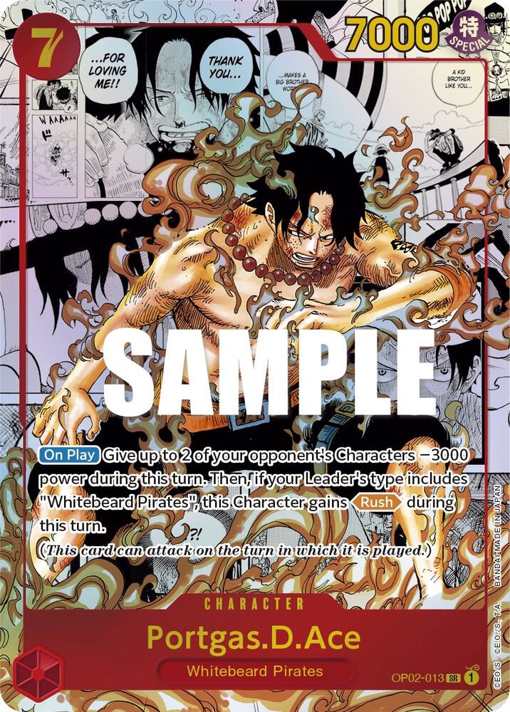 Portgas.D.Ace (Parallel) (Manga) (Alternate Art) card image