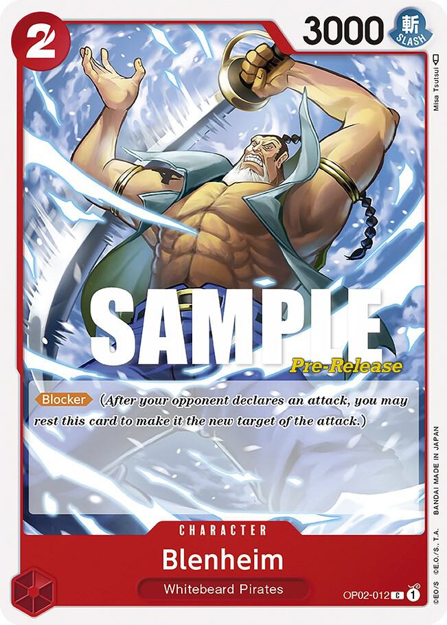 Blenheim card image