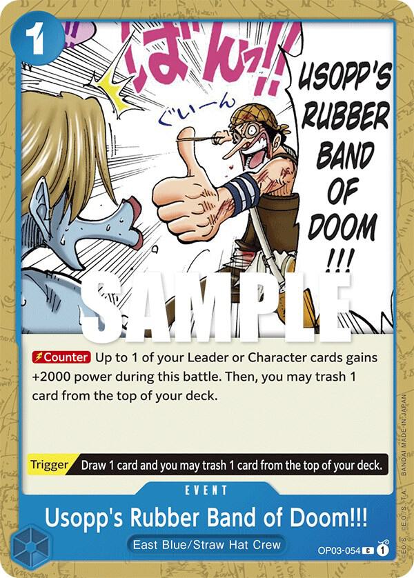 Usopp's Rubber Band of Doom!!! card image